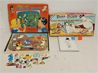 (2) Vintage Cartoon Character Boxed Games
