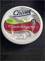 10 3/8 " Chinet Plates -3 comp
