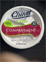 10 3/8 " Chinet Plates -3 comp