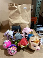 lot of 7 new toy plushes & LOL surprise toys