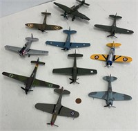 Aviation - (10) Asst 1:72 Die Cast WWII Aircraft