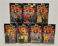 (7) 1993 Mattel Last Action Hero Action Figures