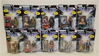 (10) Different 1955-97 Star Trek Action Figures