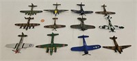 Aviation  - (12) Asst 1:72 WWII Die Cast Aircraft