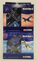 (2) Corgi Die Cast Aviation Models