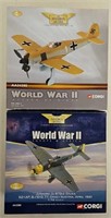 (2) Corgi Die Cast Aviation Models