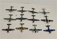 Aviation  - (12) Asst 1:72 WWII Die Cast Aircraft