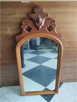 * Wood Framed Mirror