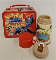 1983 Super Powers Steel Lunchbox & Thermos