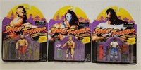 (3)1994 Capcom Street Fighter Action Figures