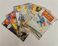 (7) 1960's Action Comics featuring Superman