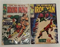 (2) 1968 Ironman Comic Books