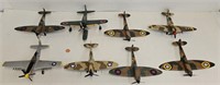 Aviation - (8) Asst 1:44 WWII Die Cast Aircraft