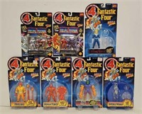 (7) Diff1994-95 Fantastic Four 5" Action Figures