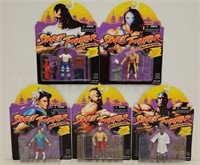 (5) Capcom Street Fighter 3 3/4" Action Figures