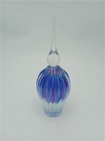 Roger Vines Signed 1995 Art Glass Perfume Bottle