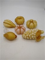 Lot of Art Glass Fruit Made in Italy