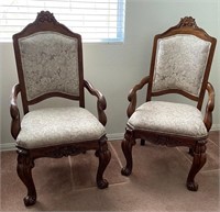 60 - PAIR OF MATCHING ARM CHAIRS