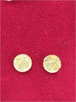 Lot of Mini Gold Coin Replicas