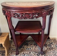 60 - HALF ROUND CONSOLE TABLE