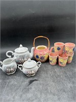 Teapots & Cups "Japan & Avon"