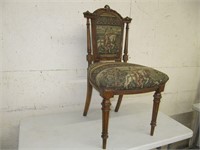 UPHOLSTERED PARLOUR CHAIR