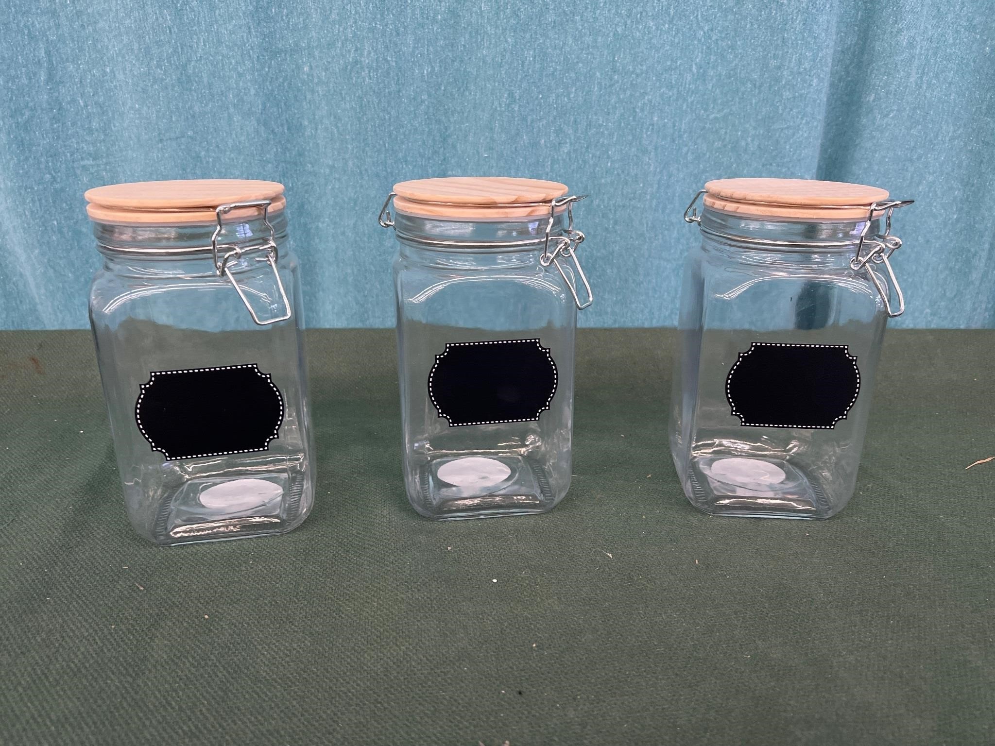 Glass Jars W/ Latch Lids