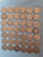 1904-1906 Liberty Nickels; 42 count
