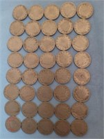 1906 Liberty nickels; 40 count