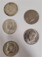 1964 Kennedy Half Dollar; 3 count