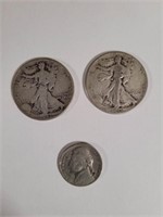 Walking Liberty Half-Dollars; 1943 & 1944