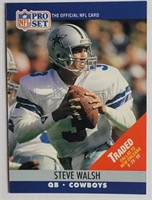 ROOKIE CARD 1990 PROSET STEVE WALSH