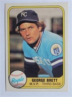 1981 FLEER PREMIER HOF GEORGE BRETT CARD