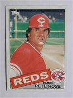1985 TOPPS PETE ROSE CARD