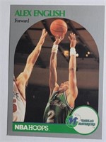 1990 NBA HOOPS HOF ALEX ENGLISH CARD