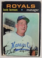 1971 TOPPS HOF BOB LEMON CARD
