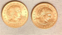 SUSAN B. ANTHONY DOLLARS (7); SACAJAWEA DOLLAR