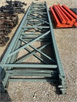 Pallet Racking, 4-20' Uprights 20-8' Beams, NICE