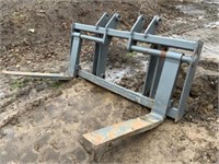 Forks, 44”, used on Terex Wheel Loader,