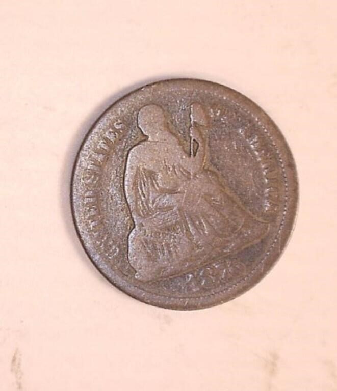 Seated Liberty Dimes; 1876 & 1891