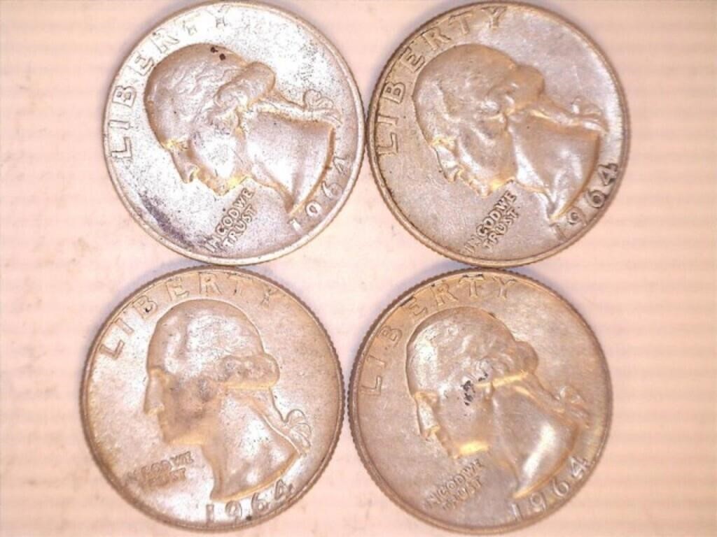 Washington Quarters: 1964 (4)