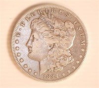 1884 Morgan Silver Dollar