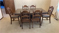 Dining Table, Chairs, Leaf