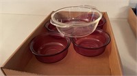 Fire King & Corning ware baking dishes