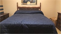 Queen Bed Headboard and rails