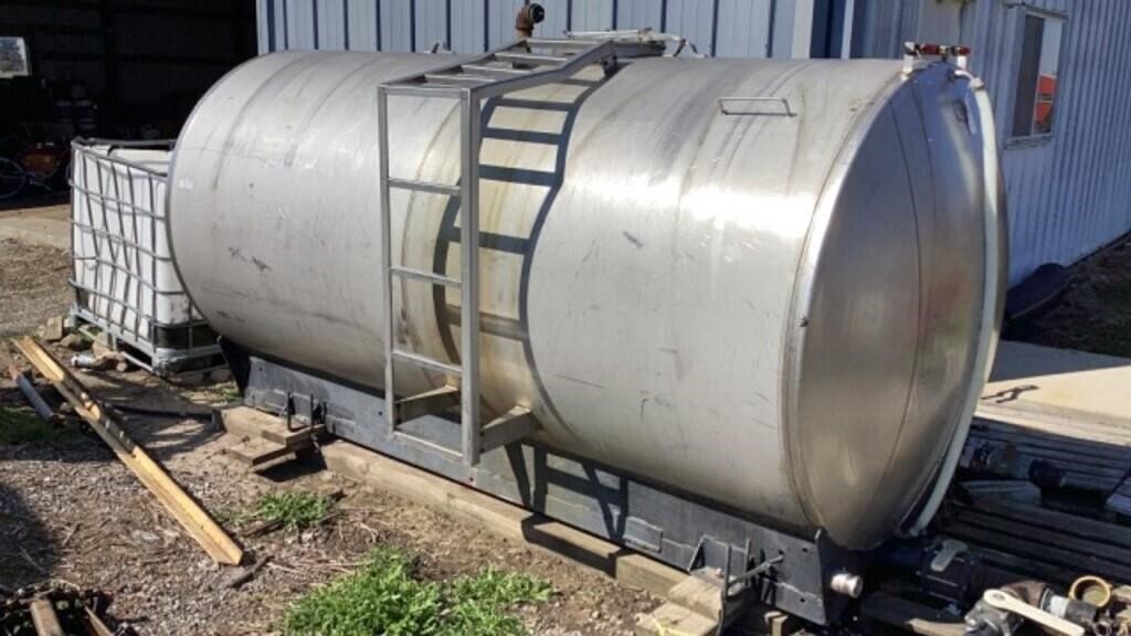 Certified Equipment Stainless Steel Tank,
