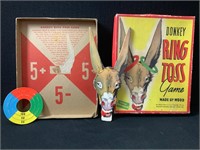 Whitman Donkey Ring Toss Game 1941