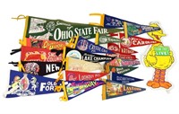 COLLECTION OF PENNANT FLAGS AND MORE