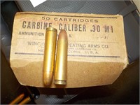 50 Cartridges' for M1 Carbine .30 ammo.