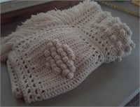 Handmade, knitted blanket